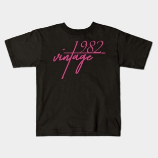 1982 Vintage. 38th Birthday Cool Gift Idea Kids T-Shirt